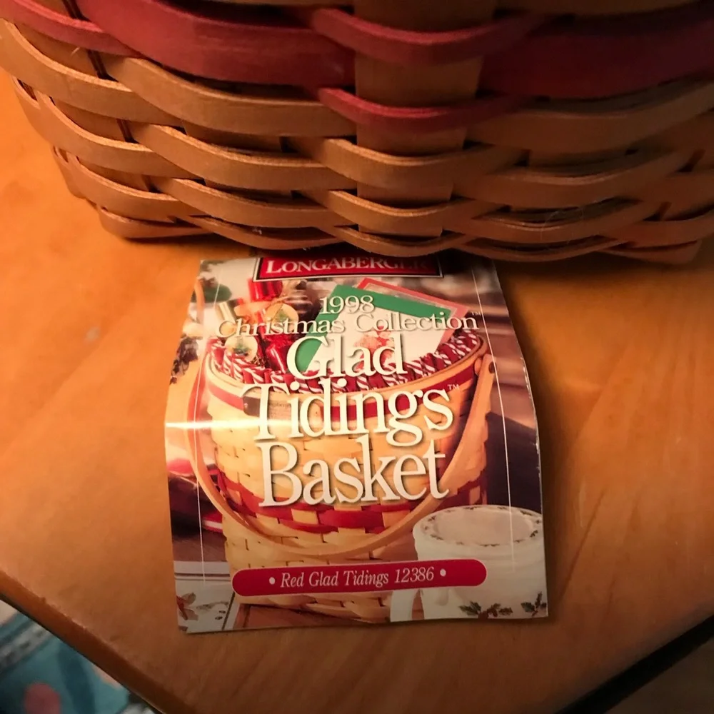 Longaberger Glad tidings basket 1998_3